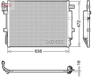 Denso DCN14003 Air Con Condenser
