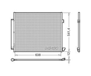 Denso DCN17066 Air Conditioning Condenser