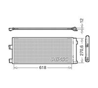 Denso DCN20052 Air Conditioning Condenser