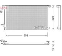 Denso DCN21014 Air Con Condenser