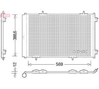 DENSO DCN21030 Condenser, air conditioning for CITRO?N,PEUGEOT