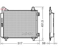 CONDENSER AIR CONDITIONING DCN21035 FOR PEUGEOT OPEL CORSA/Hatchback/Van 1.2L