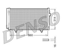 DENSO DCN36003 Air conditioning condenser