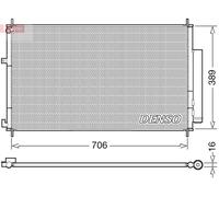 DENSO DCN40024 Condenser, air conditioning for HONDA