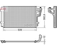 DENSO DCN41013 Condenser, air conditioning for HYUNDAI,KIA