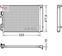 Denso DCN41018 Air Conditioning Condenser