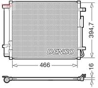 DENSO DCN41032 Air conditioning condenser