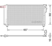 Denso DCN43001 Air Con Condenser