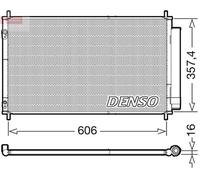 Denso DCN50058 Air Conditioning Condenser