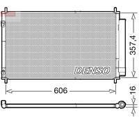 DENSO DCN50058 Air conditioning condenser