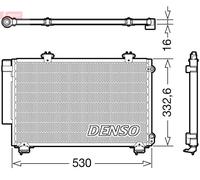DENSO DCN50060 Air conditioning condenser