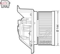 Denso DEA05005 Heater Blower