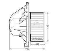 Denso DEA05011 Interior Blower Motor