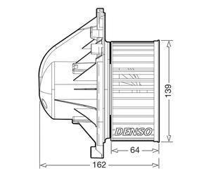 Denso DEA05011 Interior Blower Motor