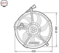 Denso DER05009 Radiator Fan