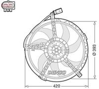 Denso DER05010 Radiator Fan
