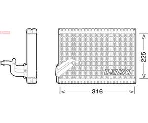 Denso DEV21003 Air Con Evaporator