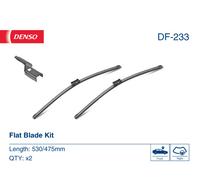 DENSO DF-233 Wiper Blade, universal for SEAT,VW
