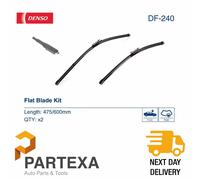 DENSO DF-240 Wiper Blade Driver Side Passenger Side Fits BMW X1 Mercedes-Benz