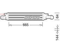 Denso DIT02036 Charger Intercooler