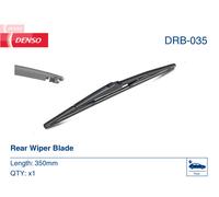 Rear Wiper Blade fits DAIHATSU SIRION M3, M301 1.0 1.3 1.5 2005 on Denso Quality