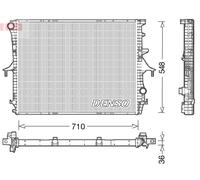 DENSO DRM02026 Radiator, engine cooling for AUDI,PORSCHE,VW