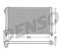 DENSO DRM09061 Radiator, engine cooling for FIAT