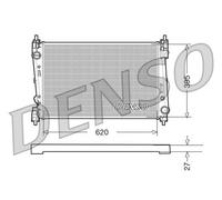 RADIATOR ENGINE COOLING DRM09112 FOR FIAT BRAVO/II DOBLO/Platform/Chassis/MPV