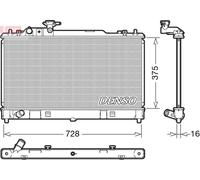 Denso Radiator DRM44033 LFH115200A LFH115200B LFH115200C Premium OE Quality Part