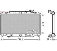 Denso DRM44044 Engine Cooling Radiator