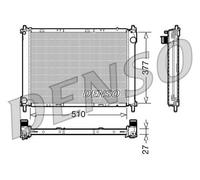DENSO DRM46022 Radiator, engine cooling for NISSAN,RENAULT