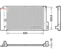 DENSO DRM50126 Radiator, engine cooling for TOYOTA
