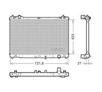 Denso DRM50153 Engine Cooling Radiator