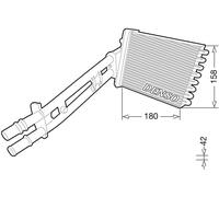 DENSO DRR09043 Heater matrix
