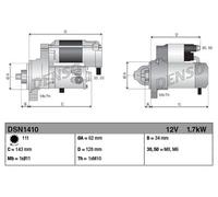 Denso DSN1410 Starter