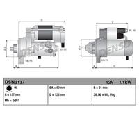 Denso DSN2137 Starter