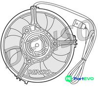 DENSO ENGINE COOLING FAN DER02001 FOR AUDI VW