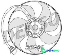 DENSO ENGINE COOLING FAN DER32001 FOR AUDI SKODA VW