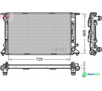 DENSO ENGINE COOLING RADIATOR DRM02024 FOR AUDI