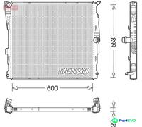 DENSO ENGINE COOLING RADIATOR DRM05008 FOR BMW