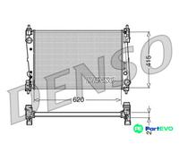 DENSO ENGINE COOLING RADIATOR DRM09111 FOR FIAT LANCIA OPEL VAUXHALL