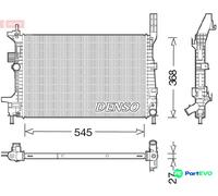 DENSO ENGINE COOLING RADIATOR DRM10029 FOR FORD