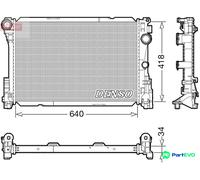 DENSO ENGINE COOLING RADIATOR DRM17115 FOR MERCEDES-BENZ
