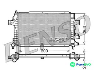 DENSO ENGINE COOLING RADIATOR DRM20102 FOR OPEL VAUXHALL