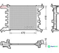 DENSO ENGINE COOLING RADIATOR DRM20121 FOR OPEL