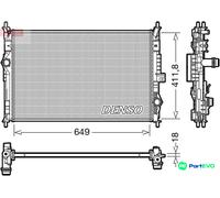DENSO ENGINE COOLING RADIATOR DRM21103 FOR CITROËN PEUGEOT DS