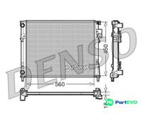 DENSO ENGINE COOLING RADIATOR DRM23095