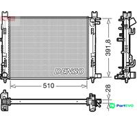 DENSO ENGINE COOLING RADIATOR DRM23109 FOR RENAULT DACIA