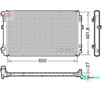 DENSO ENGINE COOLING RADIATOR DRM32048 FOR AUDI SEAT SKODA VW