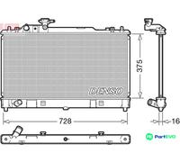 DENSO ENGINE COOLING RADIATOR DRM44033 FOR MAZDA